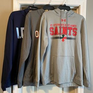 EUC Lot of 3 Under Armour Loose Cold Gear Size L